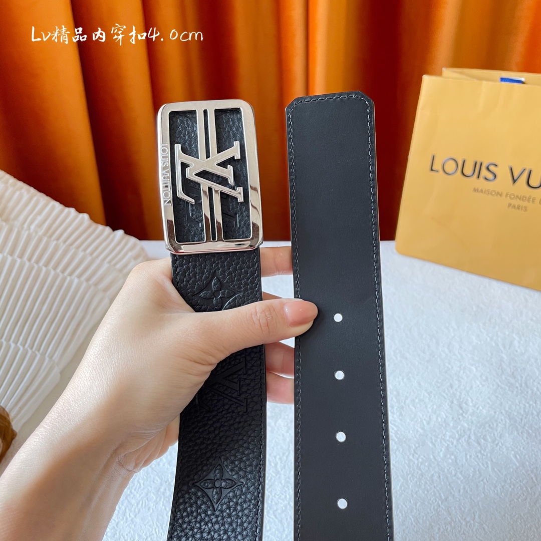 LOUISVUITTON[正]原单品质精挑细选头层牛皮搭配原单精品钢扣精工制作细节看图实物拍摄高端奢华宽