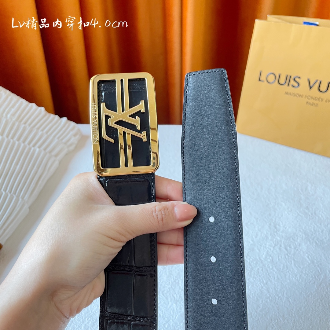 LOUISVUITTON[正]原单品质精挑细选头层牛皮搭配原单精品钢扣精工制作细节看图实物拍摄高端奢华宽