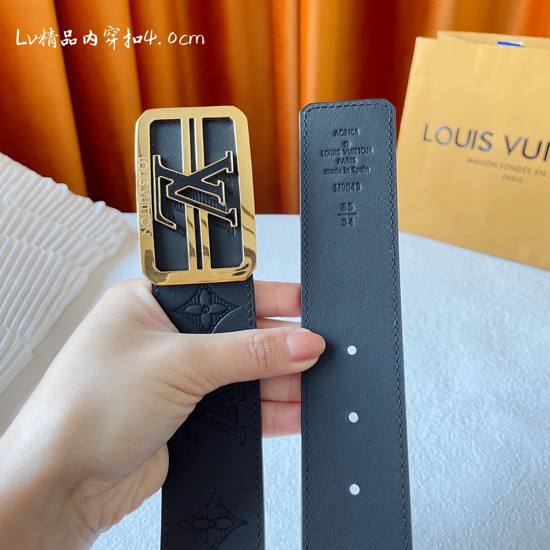 LOUISVUITTON[正]原单品质精挑细选头层牛皮搭配原单精品钢扣精工制作细节看图实物拍摄高端奢华宽
