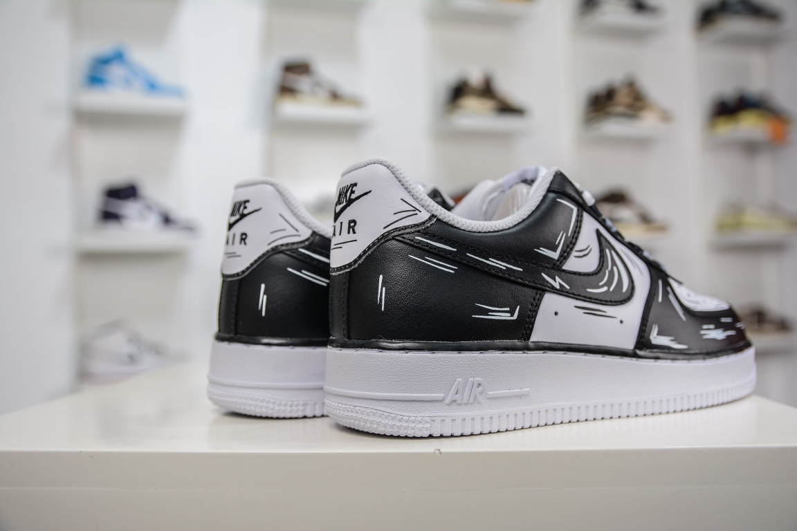 260 Air Force 1 '07 Low 二次元黑白熊猫 CW2288-218