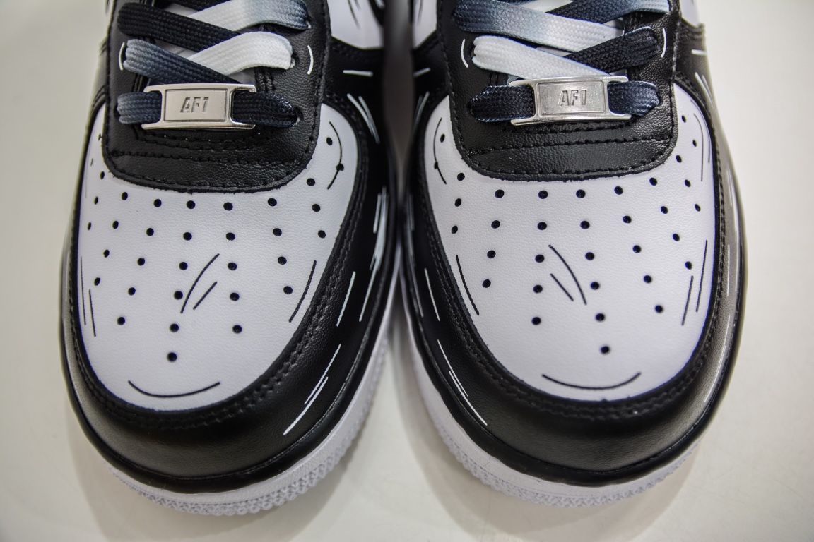 260 Air Force 1 '07 Low 二次元黑白熊猫 CW2288-218