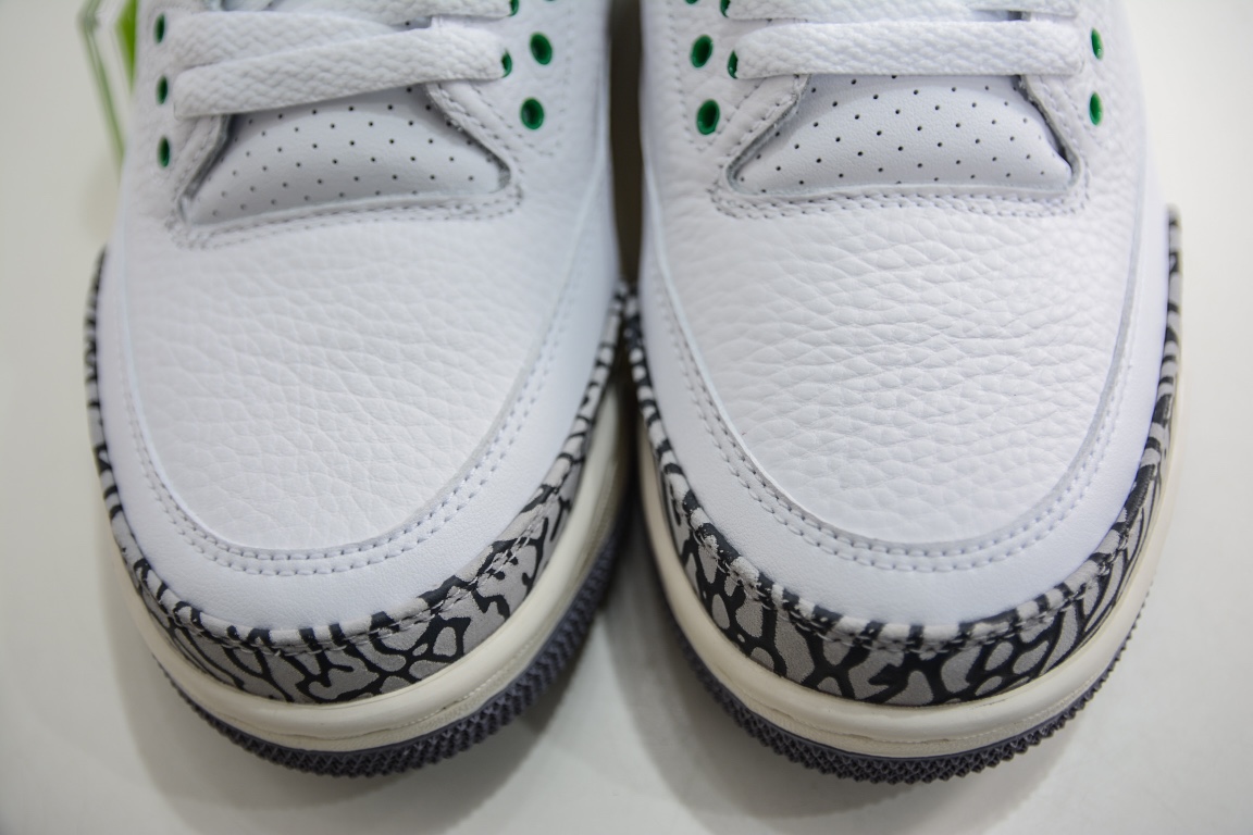 360 外贸Air Jordan 3 Retro ”Lucky Green” 潮流复古篮球鞋 CK9246-136