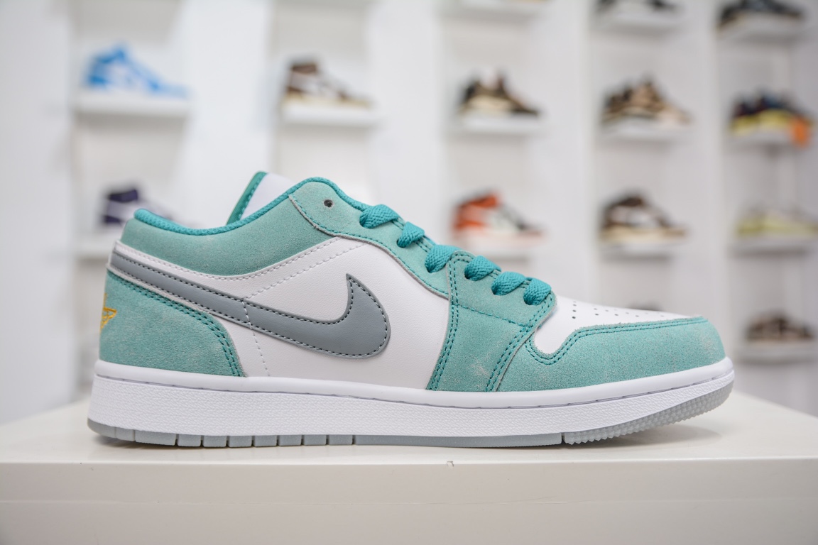 220 私人订单顶级Air Jordan 1 Low ”New Emerald” 翡翠绿 CV3043-100