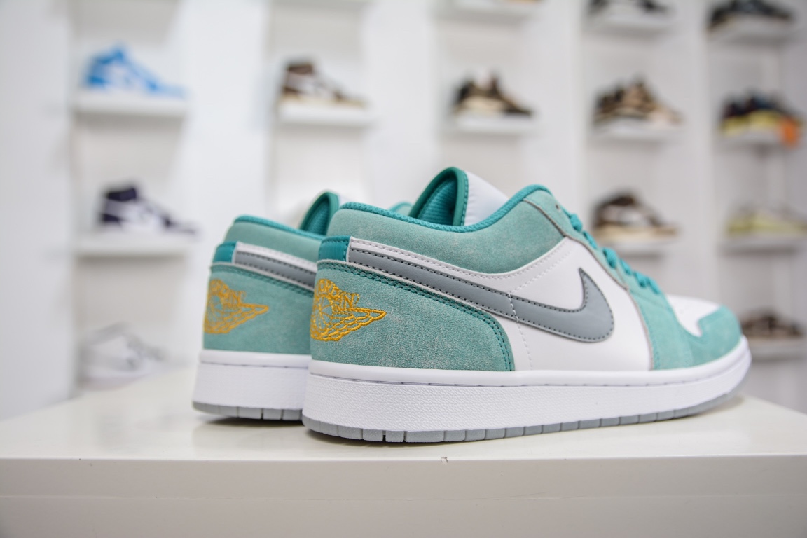 220 私人订单顶级Air Jordan 1 Low ”New Emerald” 翡翠绿 CV3043-100