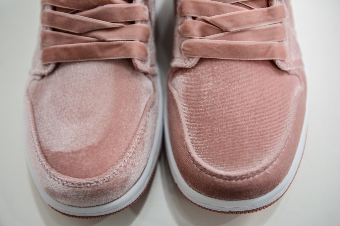 220 纯原版 Nike Air Jordan 1 Low AJ1 ”pink velvet” 粉丝绒 DQ8396-600