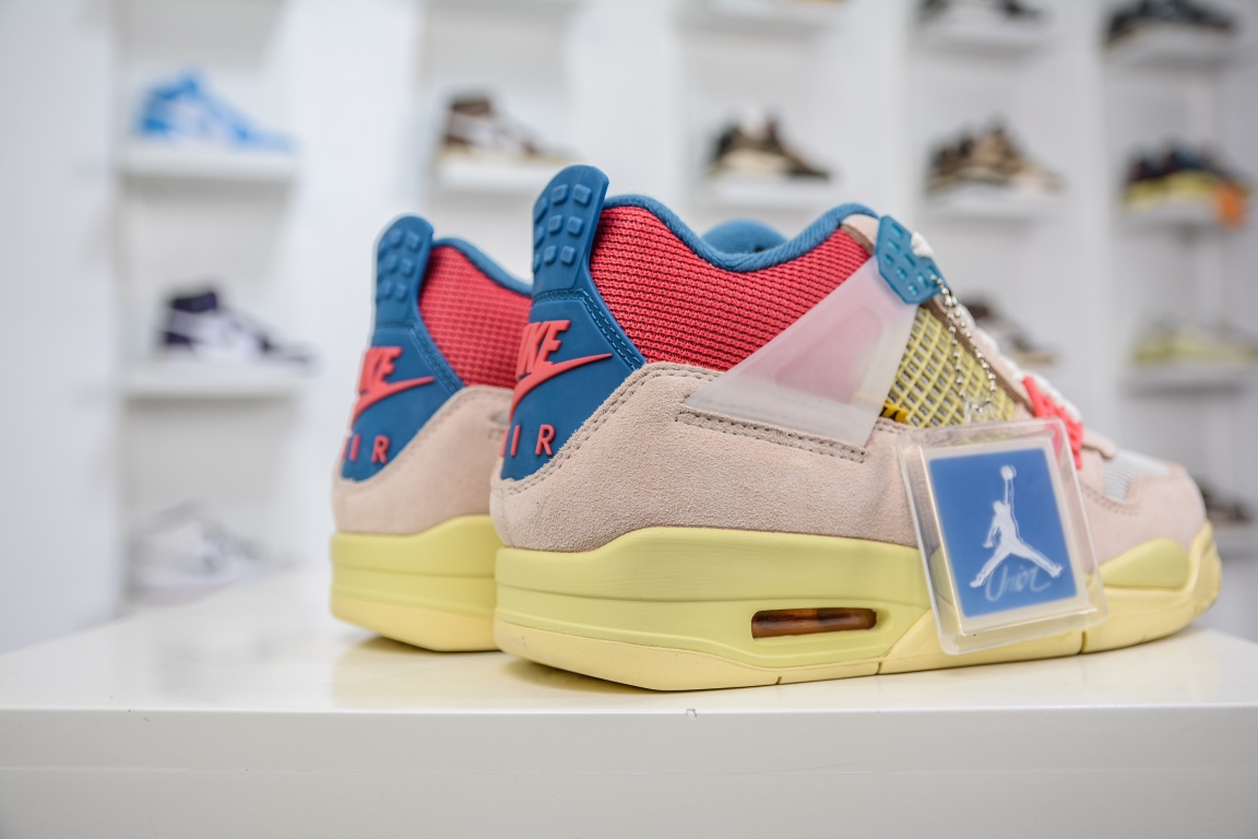 400 私人订单Union LA x Air Jordan 4 ”guava ice” 粉红蓝DC9533-800
