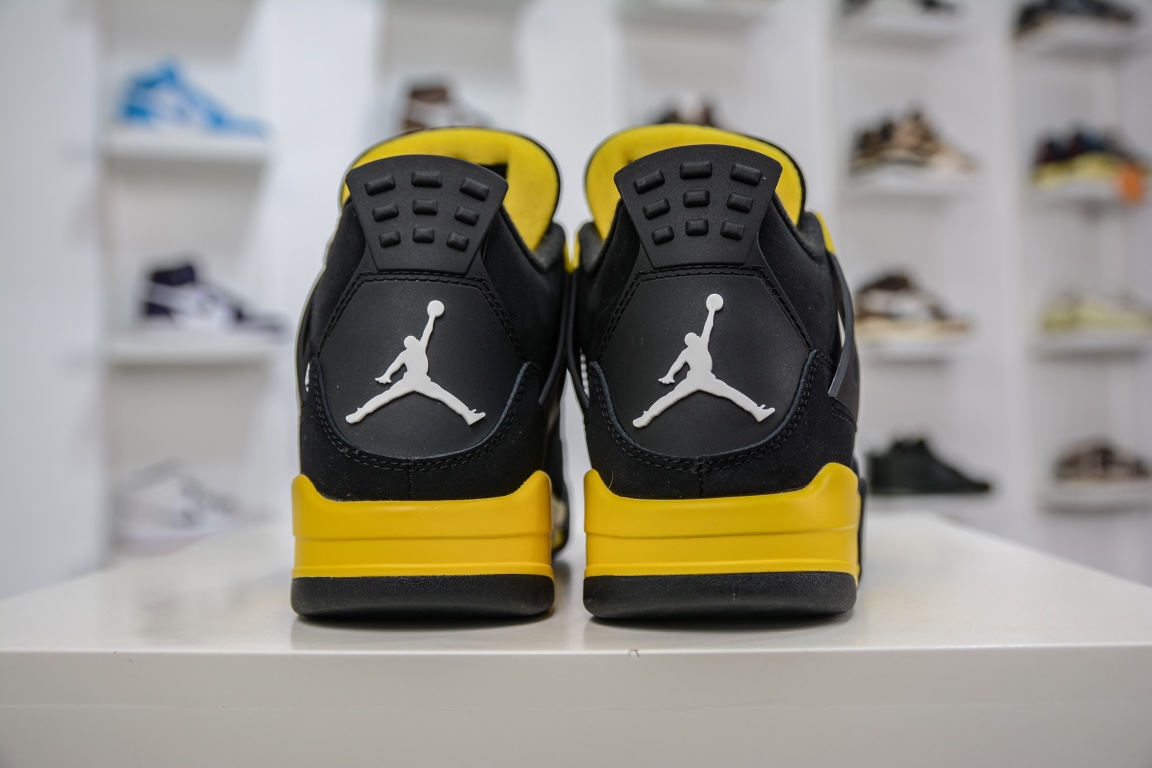 400 私人订单Air Jordan 4 ”Thunder”黑黄雷公 DH6927-017