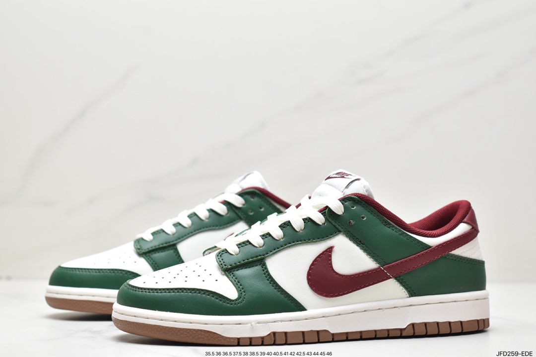 170 Nike Dunk Low “Gorge Green” 酒红白绿FB7160-161