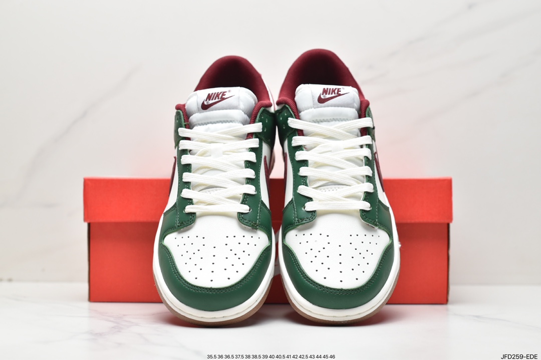 170 Nike Dunk Low “Gorge Green” 酒红白绿FB7160-161