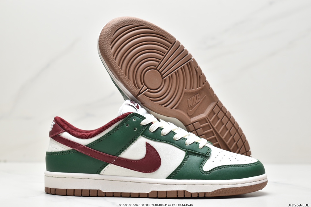 170 Nike Dunk Low “Gorge Green” 酒红白绿FB7160-161