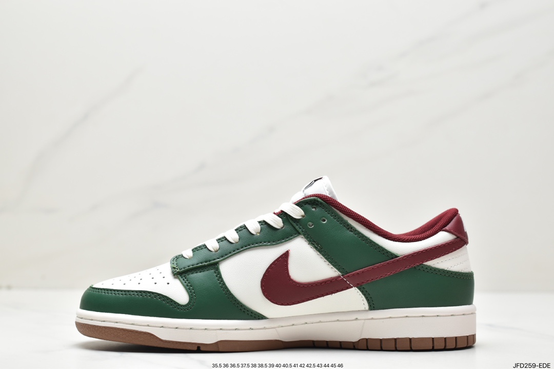 170 Nike Dunk Low “Gorge Green” 酒红白绿FB7160-161