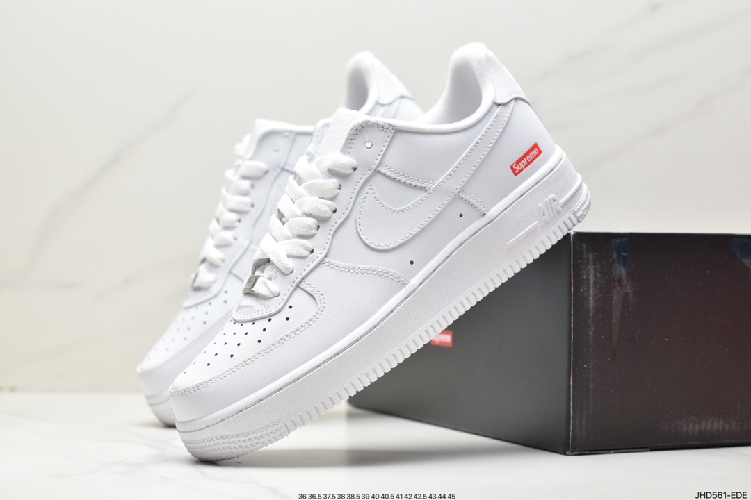 190  Air Force 1 Low'07”White”空军一号经典“联名白红LOGO”CU9225-100 /001/200