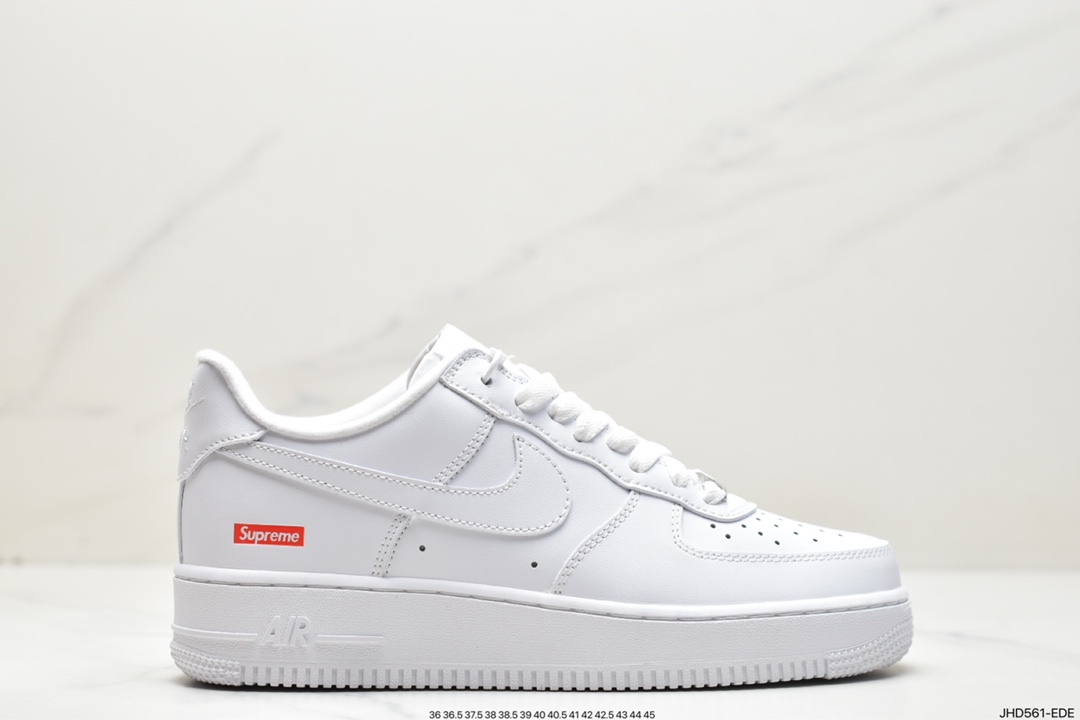 190  Air Force 1 Low’07”White”空军一号经典“联名白红LOGO”CU9225-100 /001/200