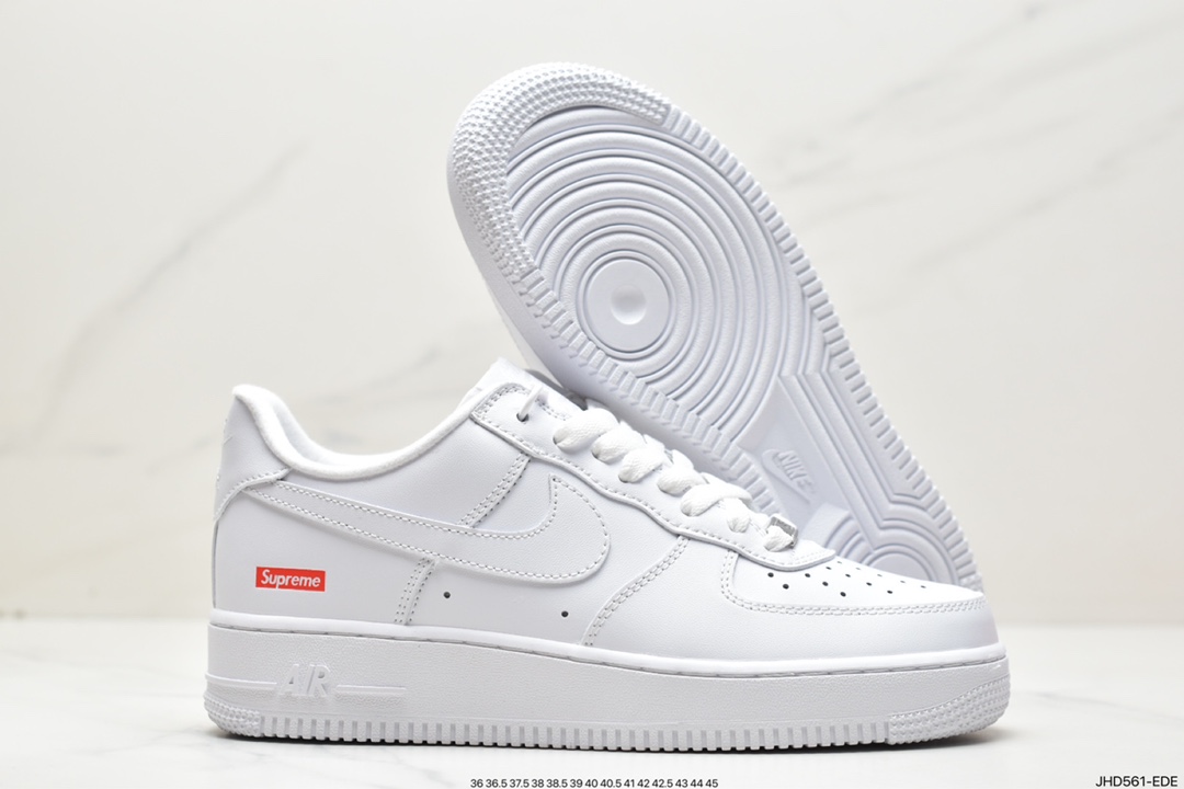 190  Air Force 1 Low'07”White”空军一号经典“联名白红LOGO”CU9225-100 /001/200