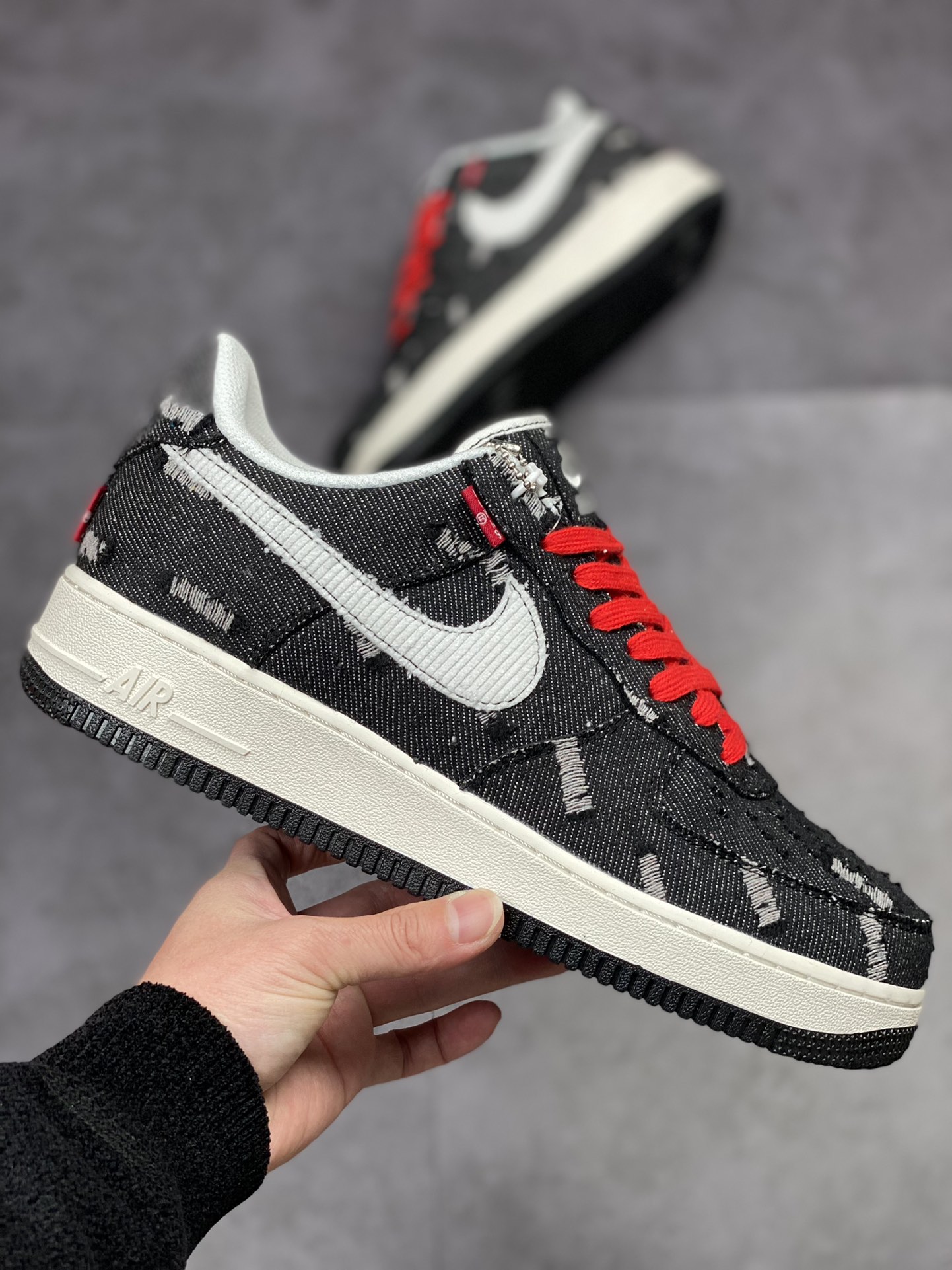 230 Nike Air Force 1 Low 07 李维斯牛仔黑LE5050-011