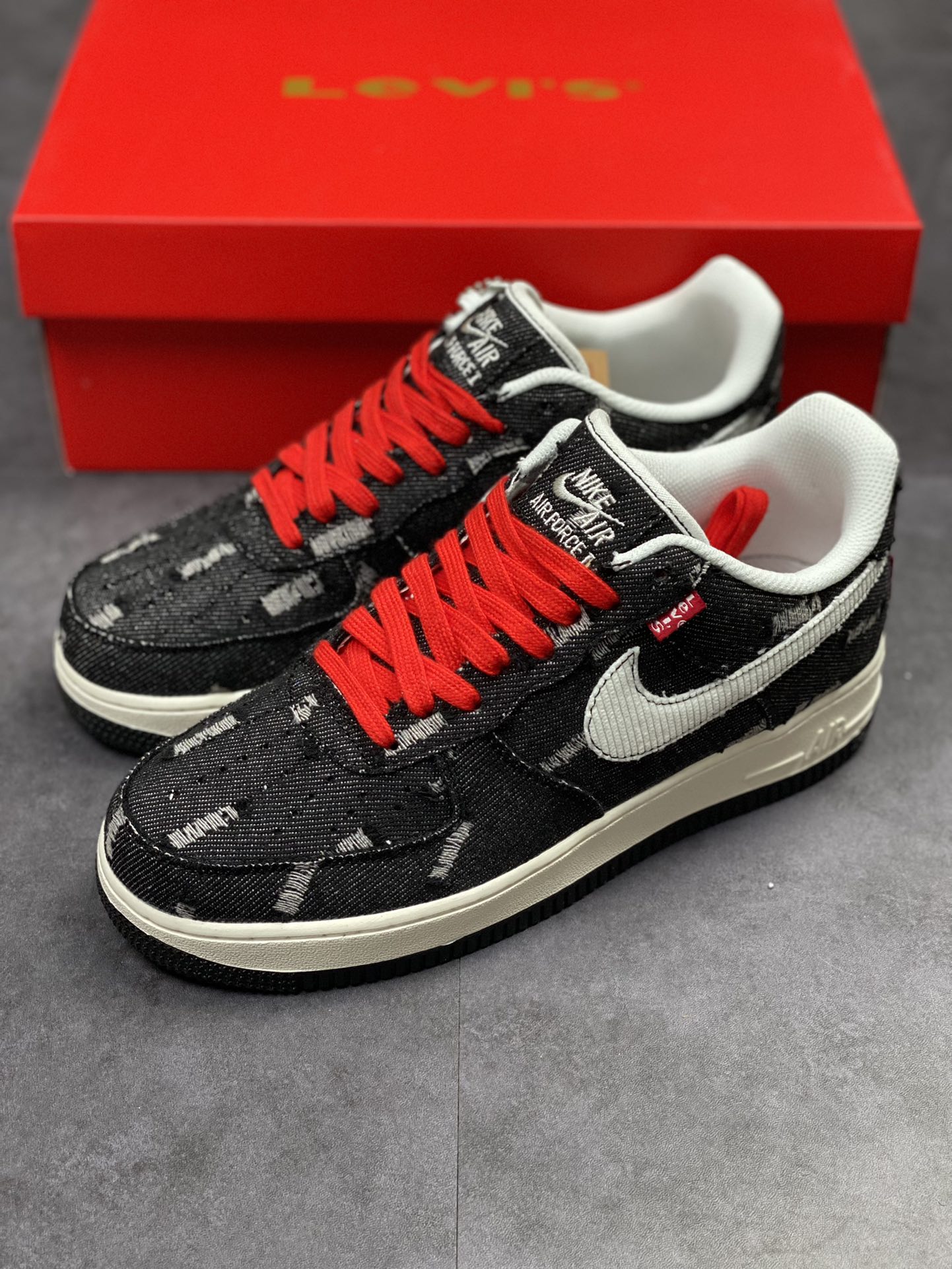 230 Nike Air Force 1 Low 07 李维斯牛仔黑LE5050-011