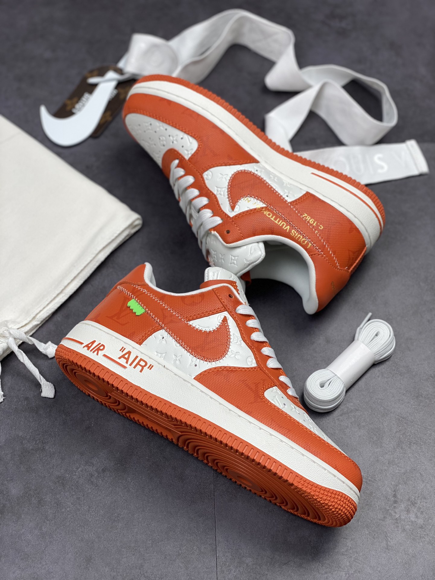 Louis Vuitton x Nike Air Force joint Air Force 1 low-top casual sports sneakers