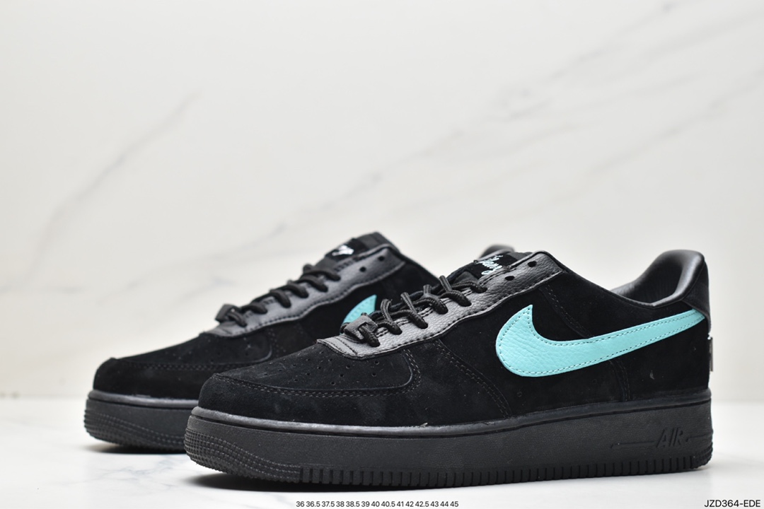 140 蒂芙尼/Tiffany & Co. x Nike Air Force 1 Low SP"1837"“联名黑蒂芙尼蓝”DZ1382-001