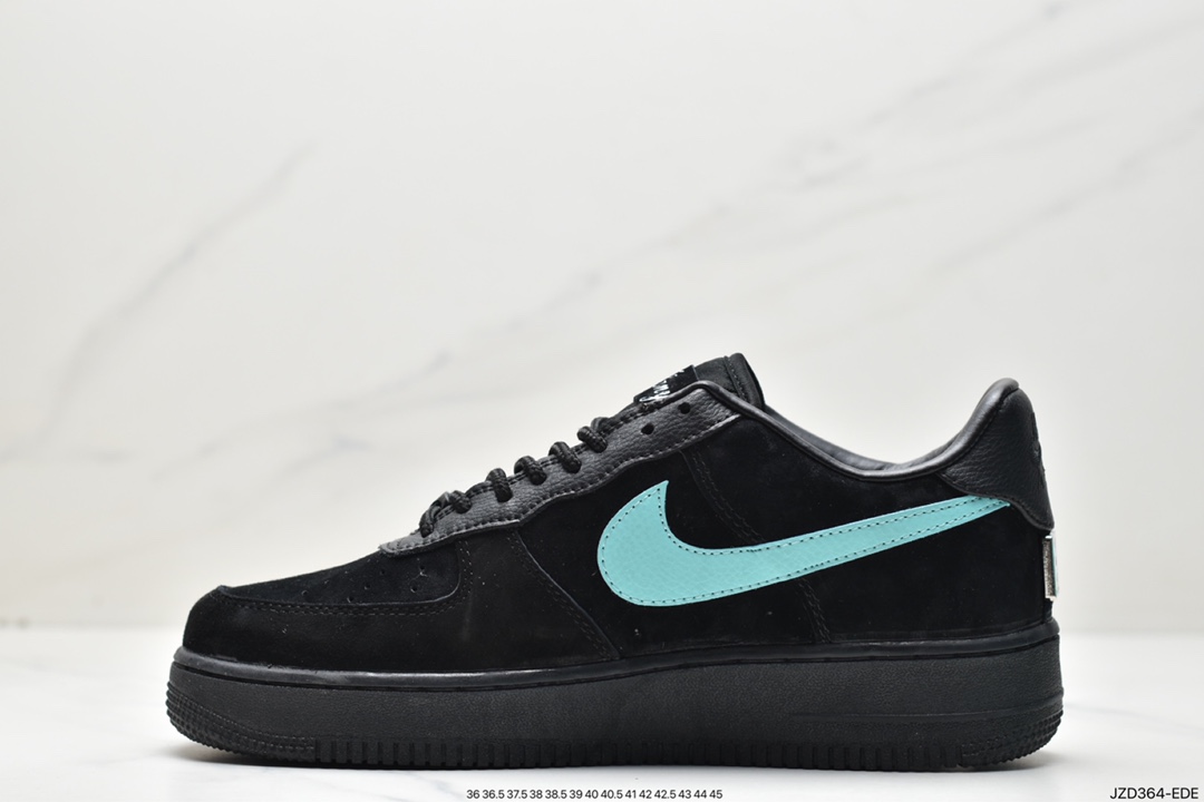 140 蒂芙尼/Tiffany & Co. x Nike Air Force 1 Low SP"1837"“联名黑蒂芙尼蓝”DZ1382-001