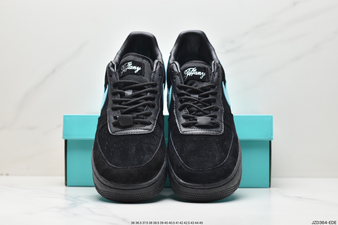 140 蒂芙尼/Tiffany & Co. x Nike Air Force 1 Low SP"1837"“联名黑蒂芙尼蓝”DZ1382-001