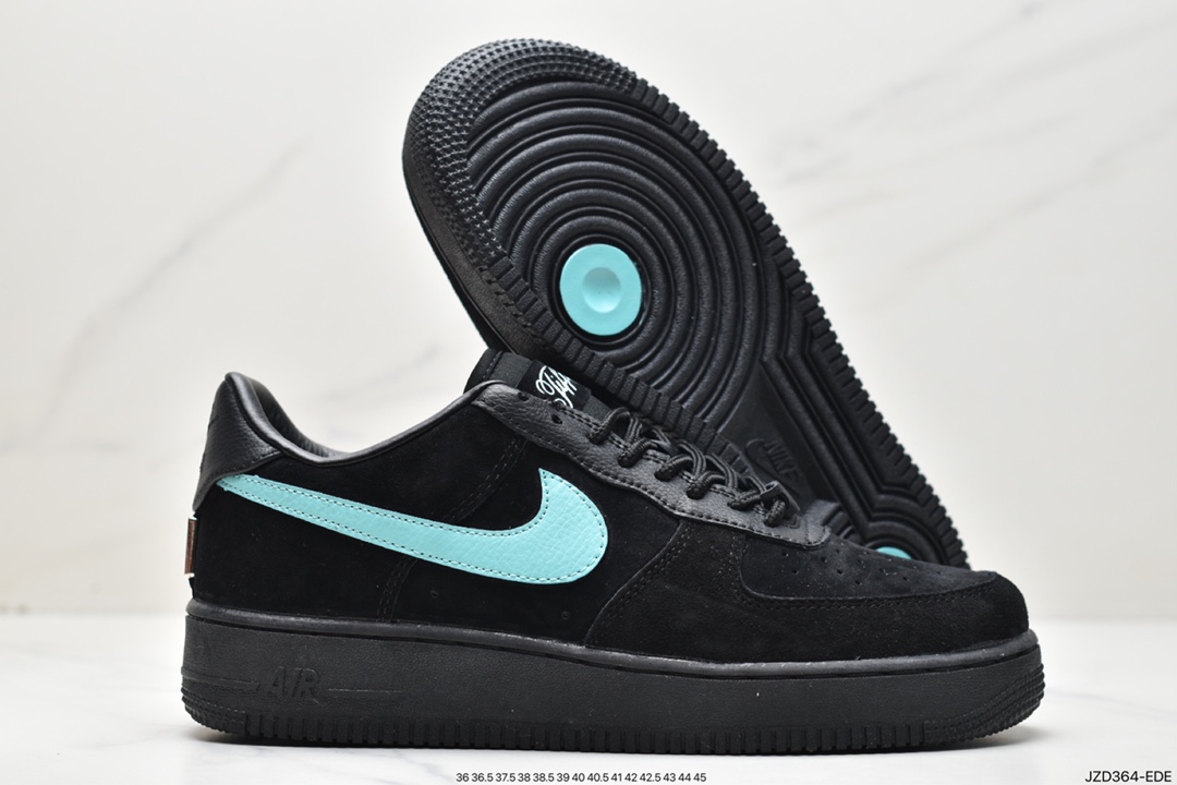 140 蒂芙尼/Tiffany & Co. x Nike Air Force 1 Low SP"1837"“联名黑蒂芙尼蓝”DZ1382-001