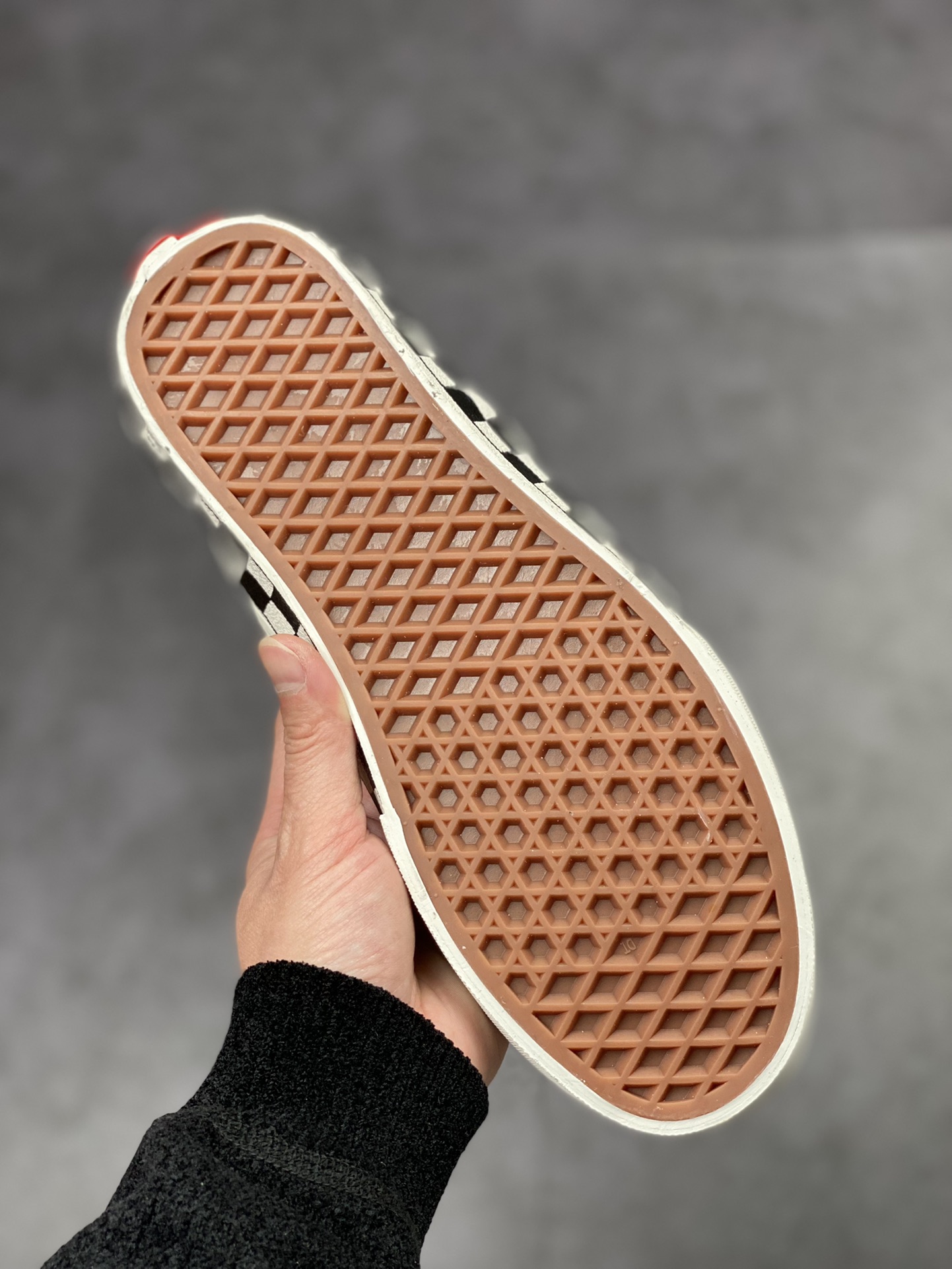 130 Vans Slip-On 万斯黑白棋盘格经典款侧边棋盘格一脚蹬懒人低帮帆布鞋