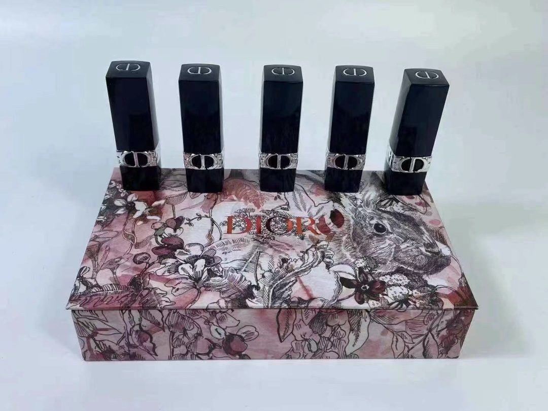 Dior Rouge Lipstick Mini Set - 5-Piece Velvet Finish - Rabbit Year Edition 8 i1677778897 5910 6