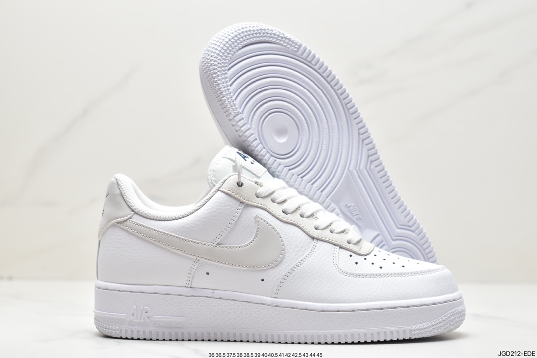 180 Air Force 1 '07 Low 白淡灰原楦头原纸板 315115-168