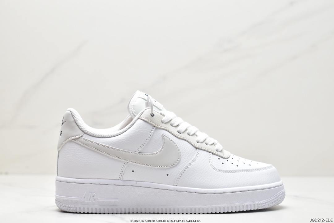 180 Air Force 1 ’07 Low 白淡灰原楦头原纸板 315115-168