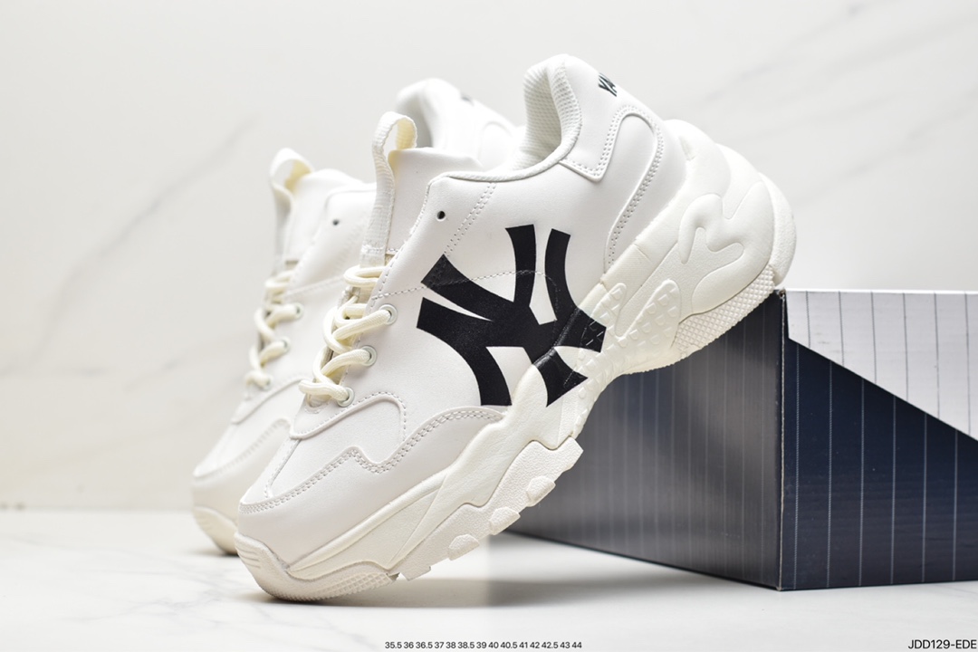 Yankees exclusive x MLB Big Ball Chunky A Running thick-soled jogging shoes