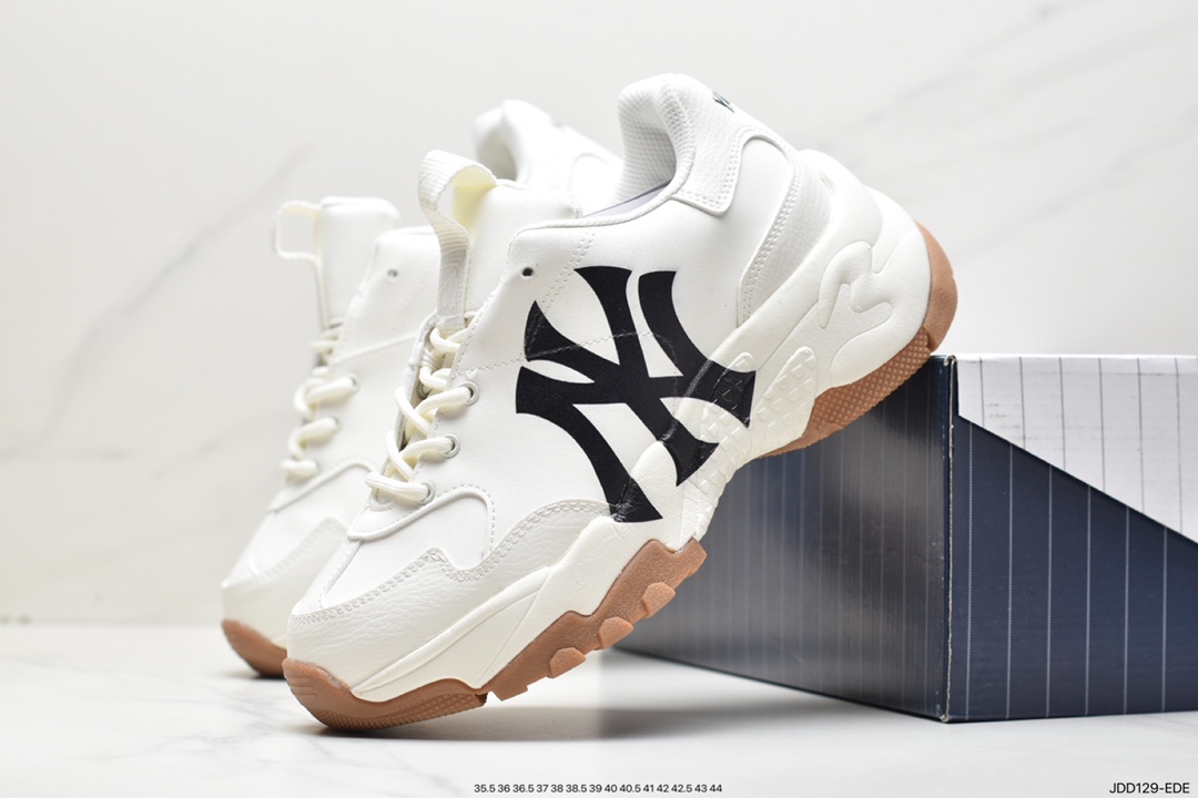 Yankees exclusive x MLB Big Ball Chunky A Running thick-soled jogging shoes