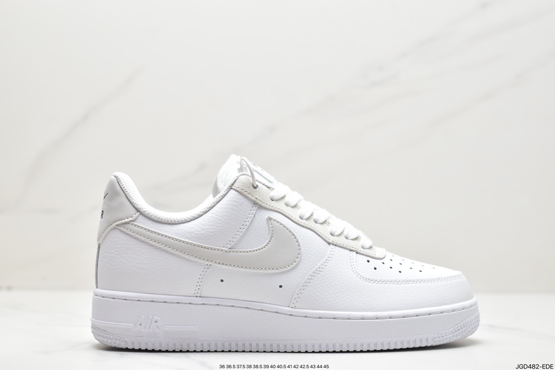 180 Nike Air Force 1 Low 灰白 空军一号低帮运动休闲板鞋 DV0788-102