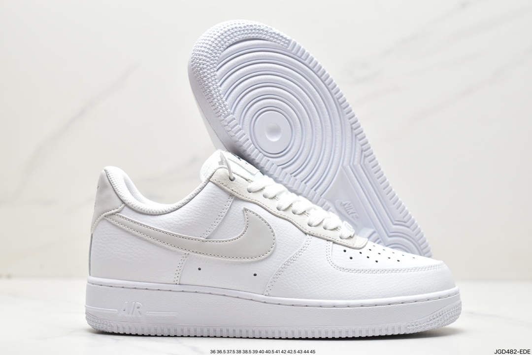 180 Nike Air Force 1 Low 灰白 空军一号低帮运动休闲板鞋 DV0788-102