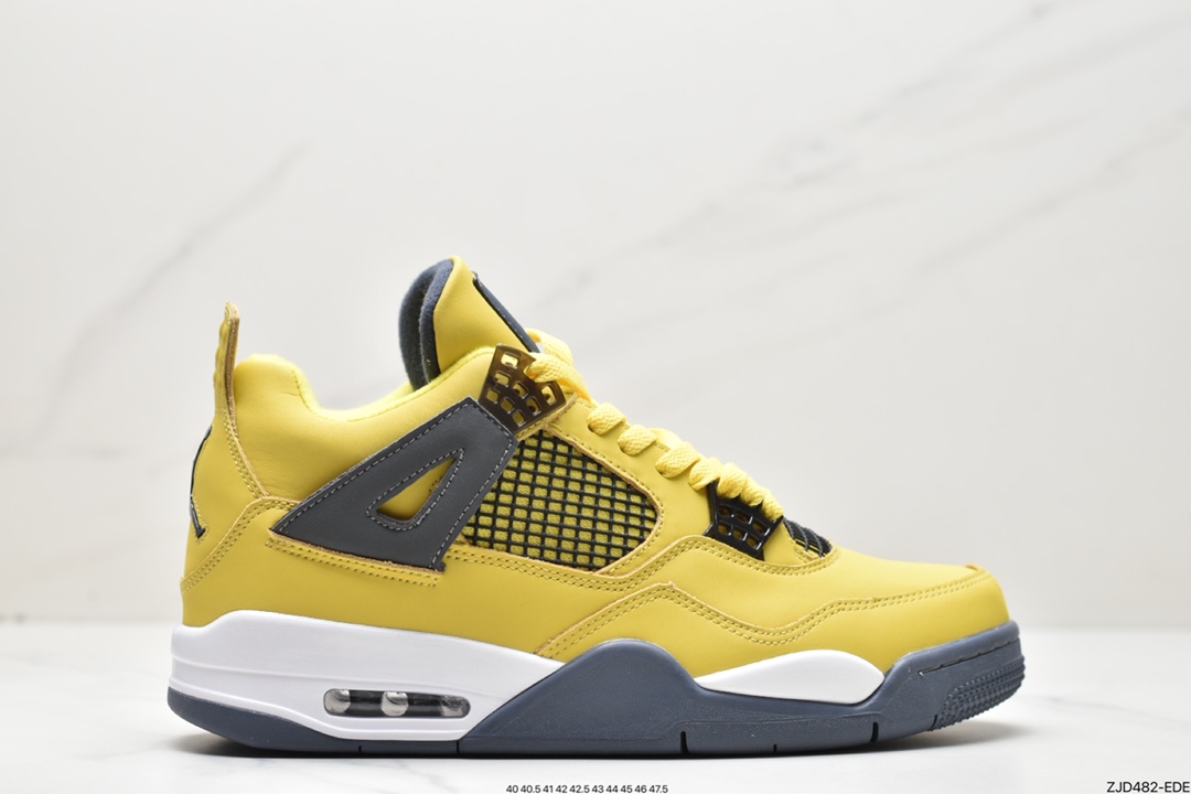 240 Air Jordan 4 Retro “Tour Yellow” 黑黄电母314254-702 CT8527-700 408452-700