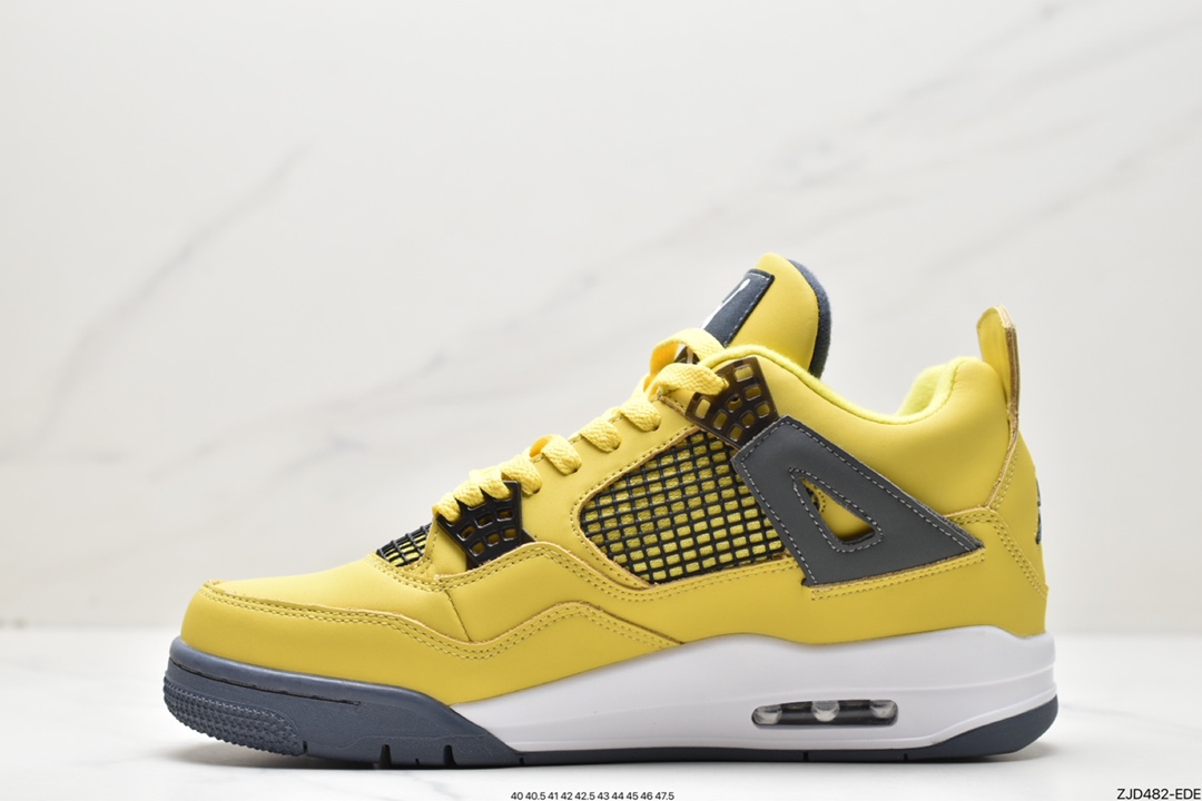 240 Air Jordan 4 Retro “Tour Yellow” 黑黄电母314254-702 CT8527-700 408452-700