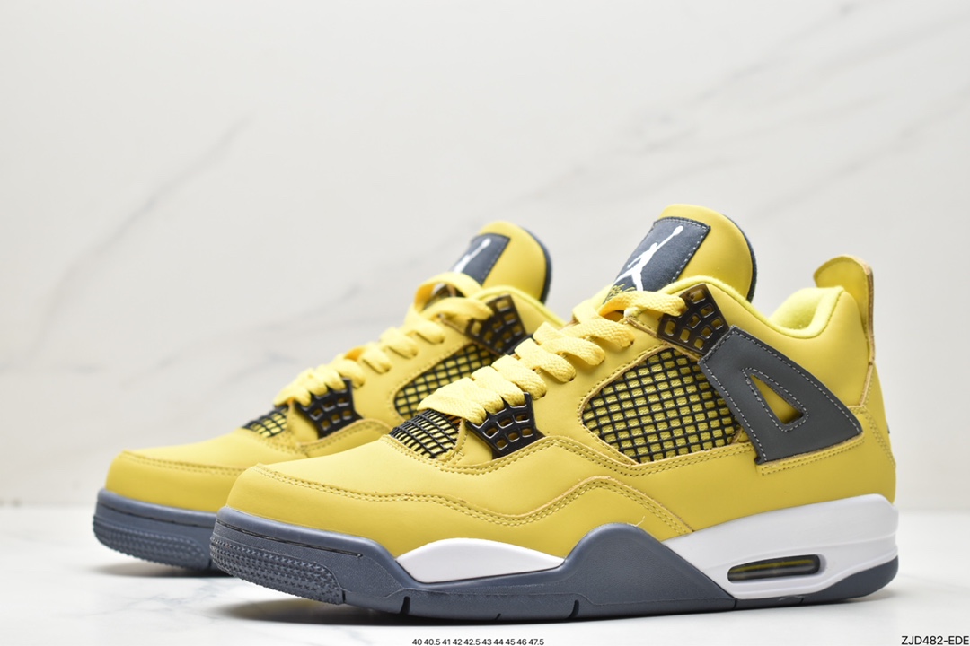 240 Air Jordan 4 Retro “Tour Yellow” 黑黄电母314254-702 CT8527-700 408452-700