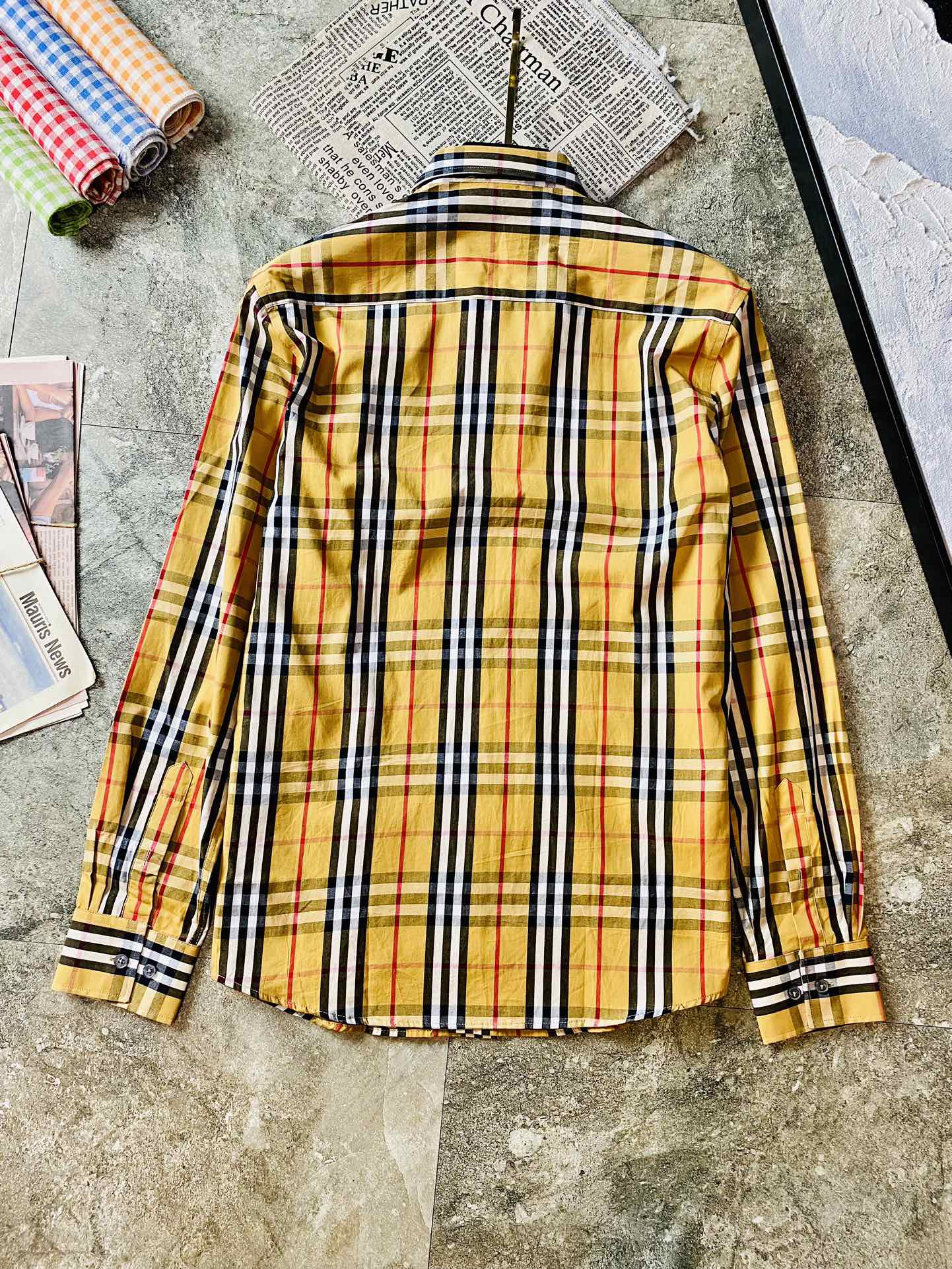 ！   三标齐全🔥官网款 可穿205斤❤ 巴宝莉 Burberry 原单品质 最新款 男装长袖衬衫 精选