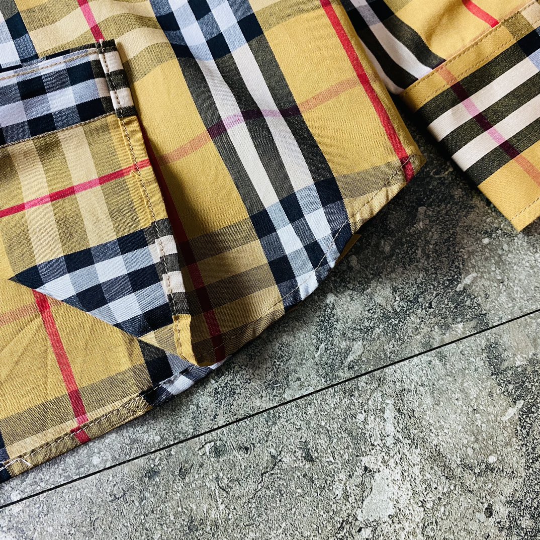 ！   三标齐全🔥官网款 可穿205斤❤ 巴宝莉 Burberry 原单品质 最新款 男装长袖衬衫 精选