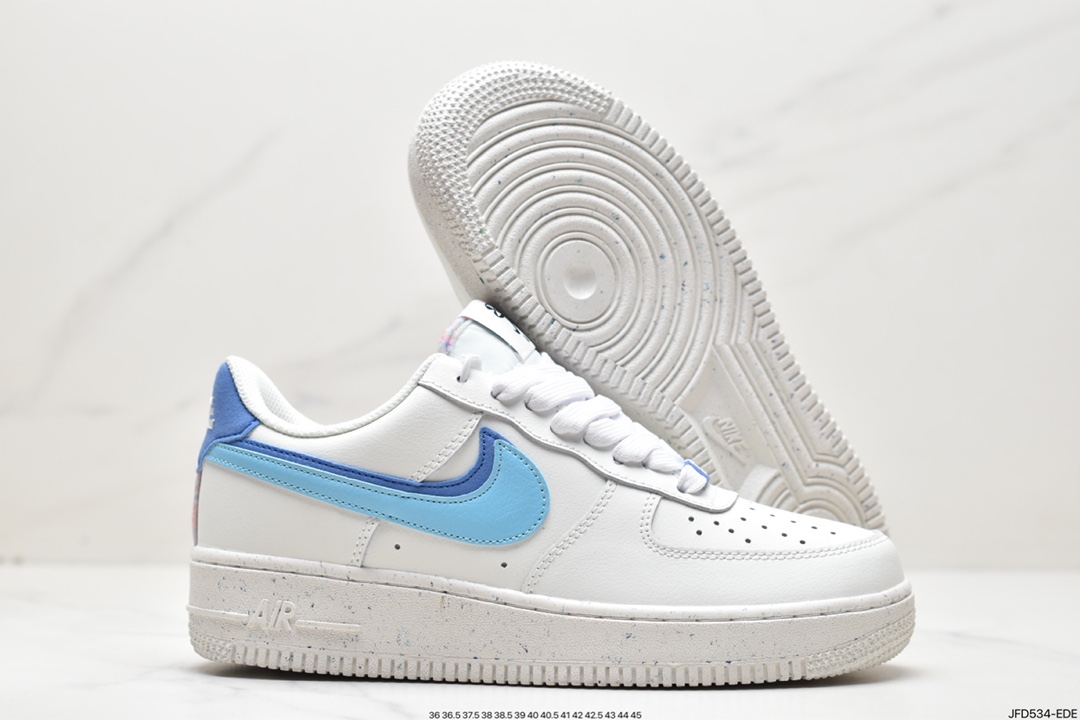 170 Nike Air Force 1 Low 07 LV8 EMB “82 Double Swoosh Yellow“ 黄白黑双勾DX6065-171