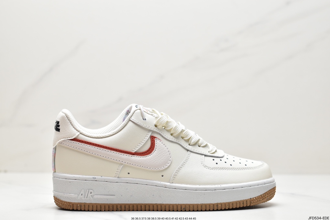 170 Nike Air Force 1 Low 07 LV8 EMB “82 Double Swoosh Yellow“ 黄白黑双勾DX6065-171