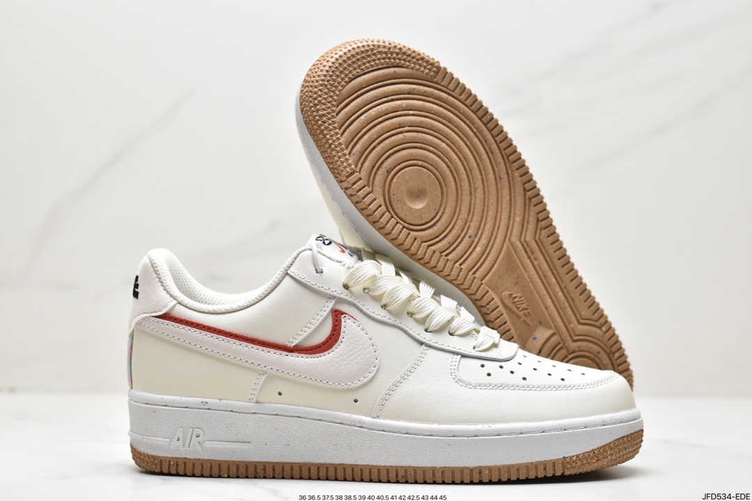 170 Nike Air Force 1 Low 07 LV8 EMB “82 Double Swoosh Yellow“ 黄白黑双勾DX6065-171