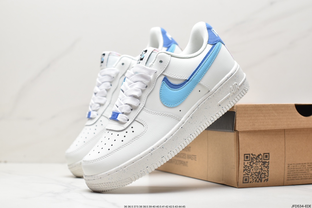 170 Nike Air Force 1 Low 07 LV8 EMB “82 Double Swoosh Yellow“ 黄白黑双勾DX6065-171