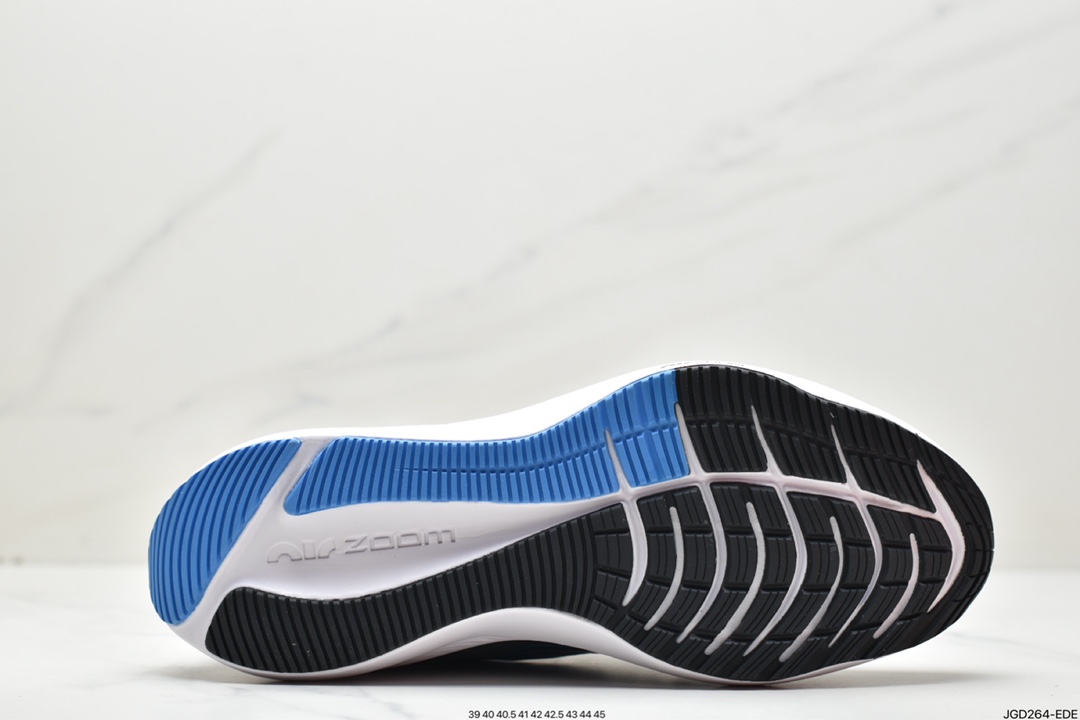 Pure original NK Air Zoom Winflo V8 black and blue moon landing mesh breathable professional running shoes CW3419-007