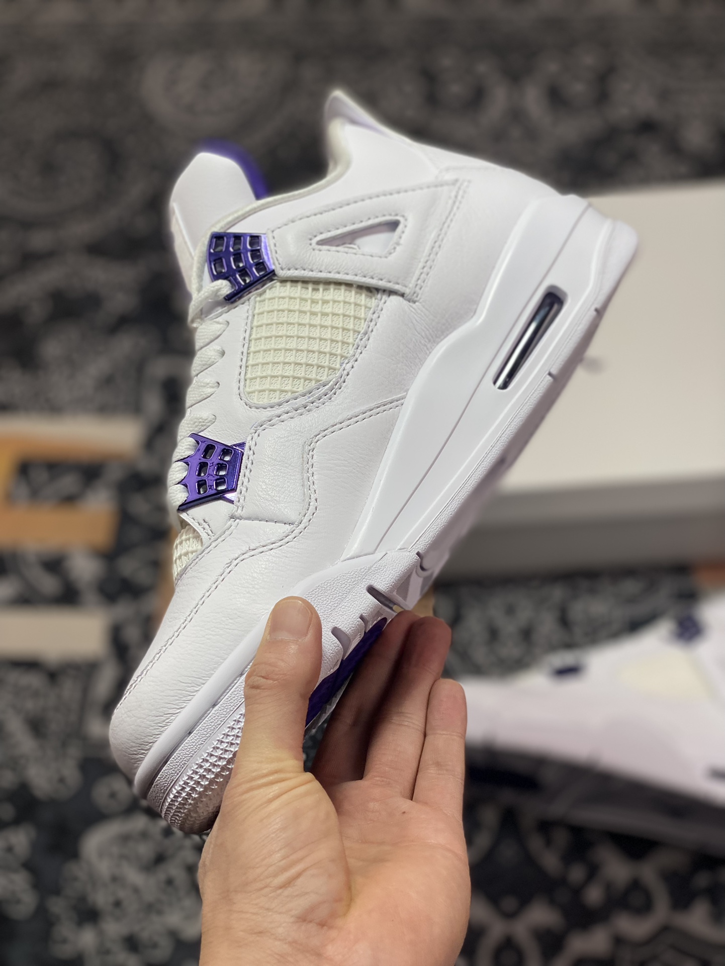 Air Jordan 4 Retro Purple Metallic 白紫 CT8527-115