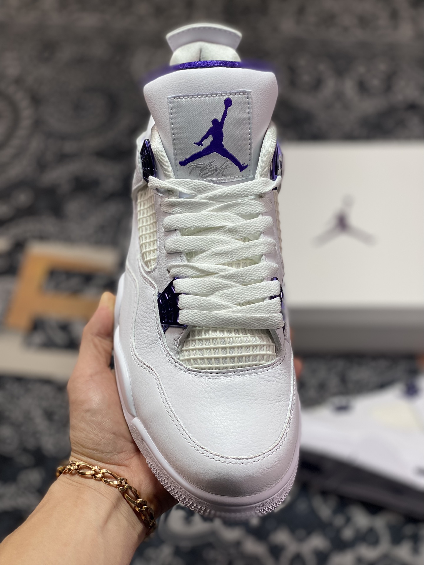 Air Jordan 4 Retro Purple Metallic 白紫 CT8527-115