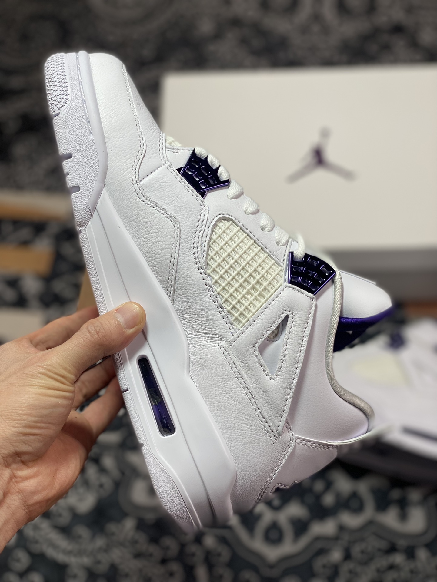Air Jordan 4 Retro Purple Metallic 白紫 CT8527-115