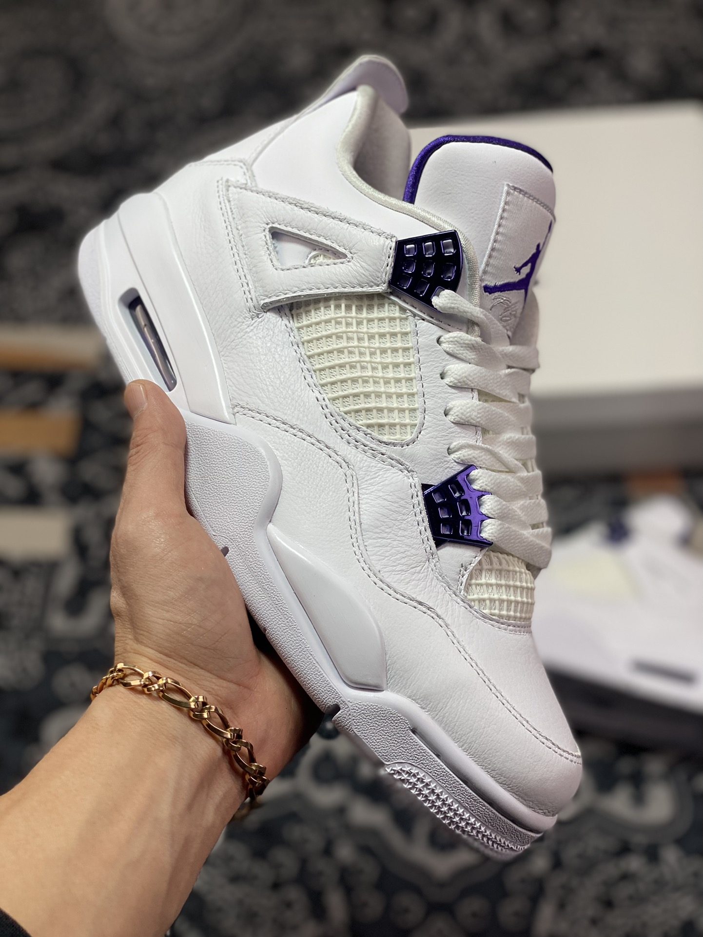 Air Jordan 4 Retro Purple Metallic 白紫 CT8527-115