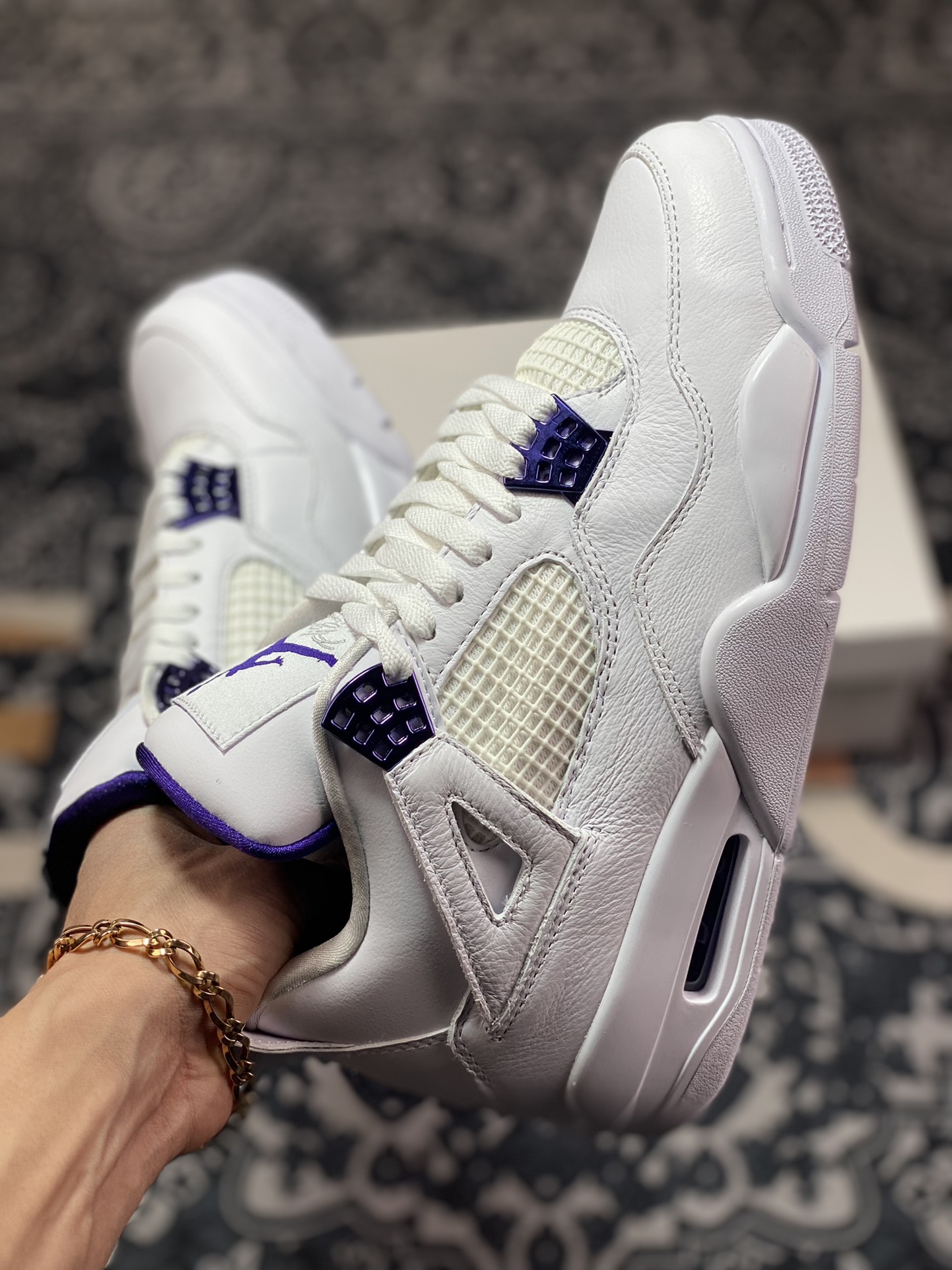 Air Jordan 4 Retro Purple Metallic 白紫 CT8527-115