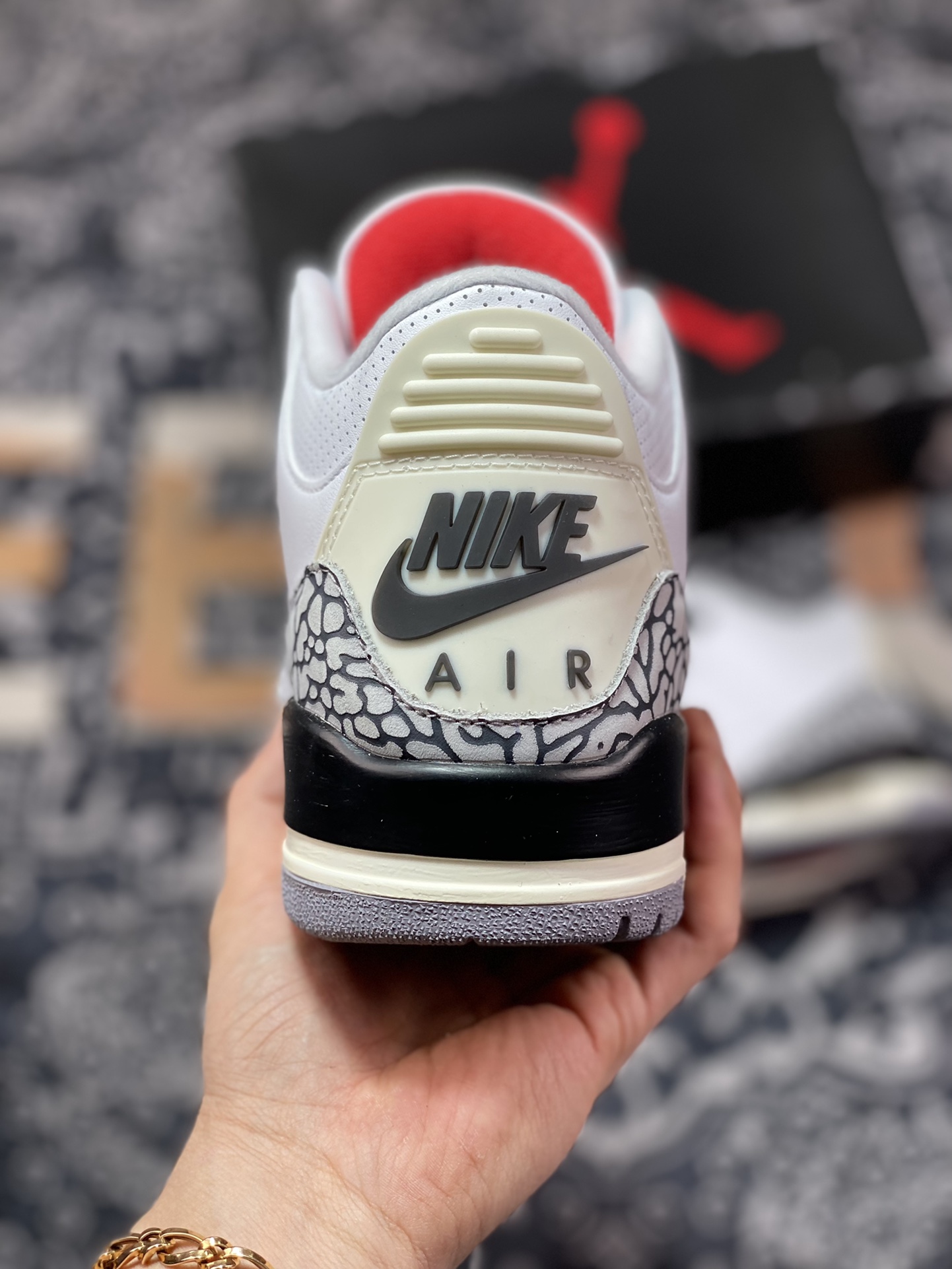 380 原装级别 S2纯原 Air Jordan 3 Retro ”White Cement Reimagined”白灰配色 DN3707-100