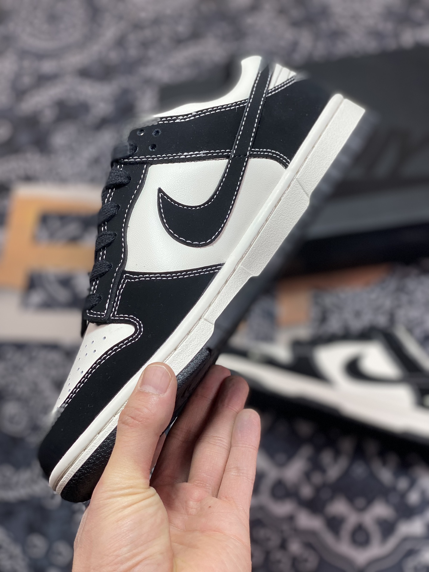 260 Carhartt WIP x Nike SB Dunk Low”Black/Beige/Bat”扣篮FC1688-300